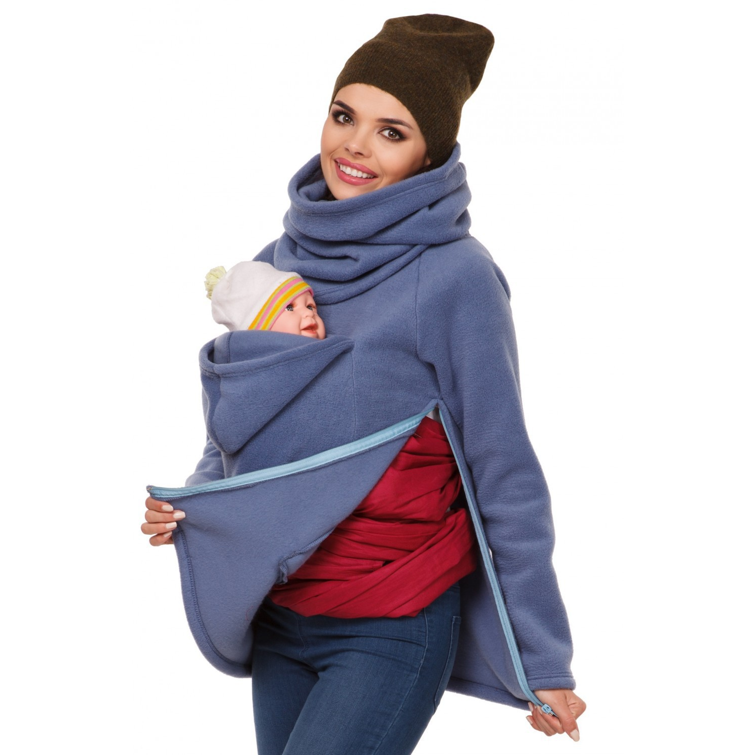 Kangaroo Pocket Maternity Hoodie